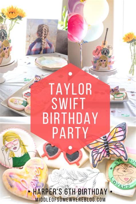 taylor swift birthday party favors